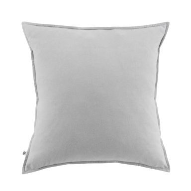 Taie d'oreiller flanelle gris