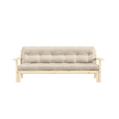 Banquette UNWIND en pin massif naturel beige