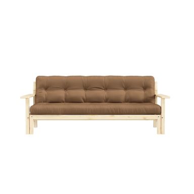 Banquette UNWIND en pin massif naturel marron