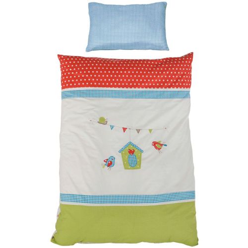 Lot de 2 pièces collection "Woodland" Roba - Taie d´oreiller et housse de couette