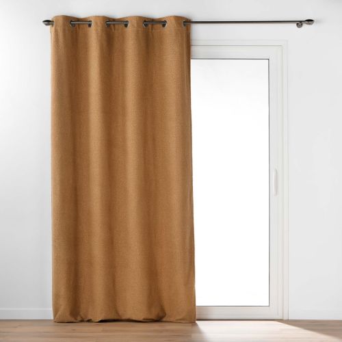 Rideaux à oeillets bouclette unie 140x240