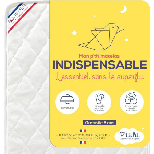 Matelas bébé sans substances nocives L'ESSENTIEL (zoom encart)