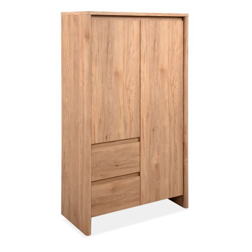 Armoire bois porte et tiroir montée pour un rangement optimisé