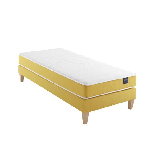 Ensemble matelas mousse, sommier et pieds Aurore 400 - SOMEO