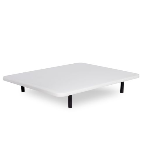 Cache-sommier 140x190 pour cadre à lattes blanc Someo fond blanc