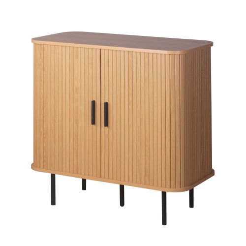 Commode de rangement face avec portes coulissantes 