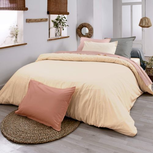 Housse de couette 100% coton biologique dune 140x200 cm - Tradilinge
