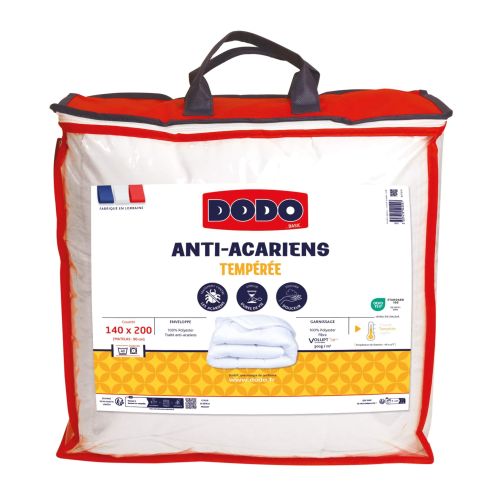 Couette Dodo anti-acariens 200x200 Tempérée
