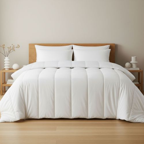 Pack couette chaude hiver et oreiller moelleux