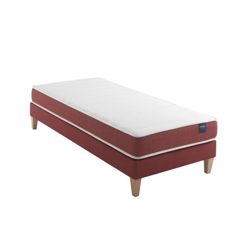 Ensemble matelas couchage latex, sommier et pieds Crépuscule 400 - SOMEO