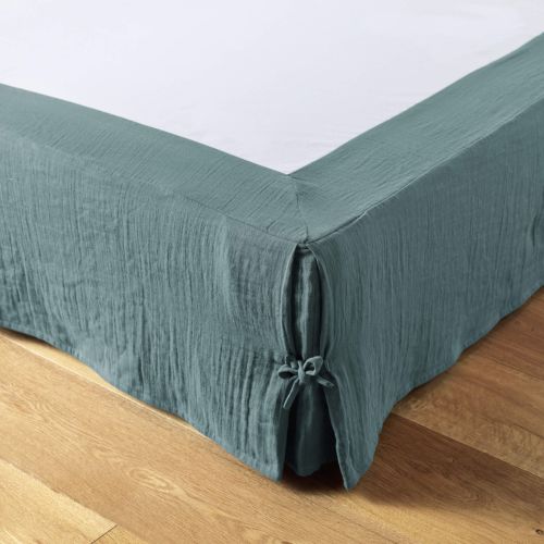 Cache sommier double gaze de coton