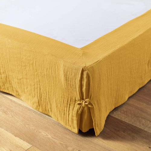 Cache sommier double gaze de coton