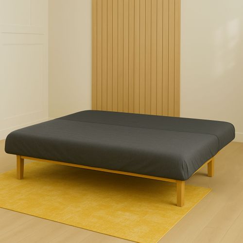 Drap housse pour matelas clic-clac gris foncé 120x190 cm - Someo
