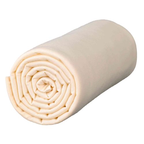 Lot de 2 draps housses bébé jersey bio écru et gris perle