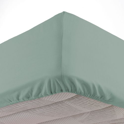 Drap housse coton lavé Linette 