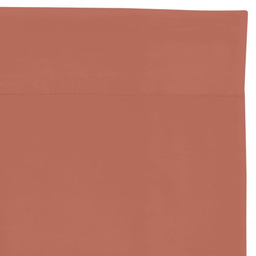 Drap plat 100% coton terracotta
