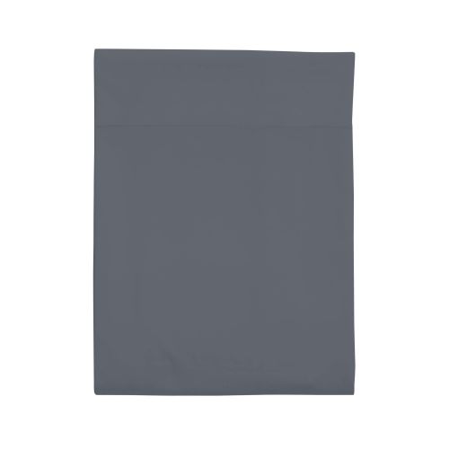 Drap plat percale gris ardoise 240x310 cm