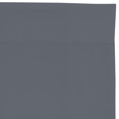 Drap plat percale gris ardoise