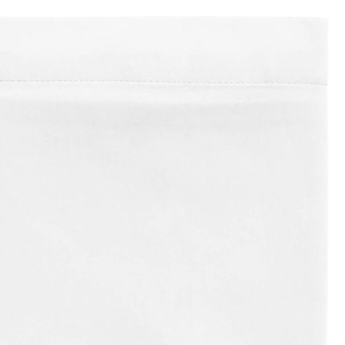 Drap plat blanc 100% satin de coton