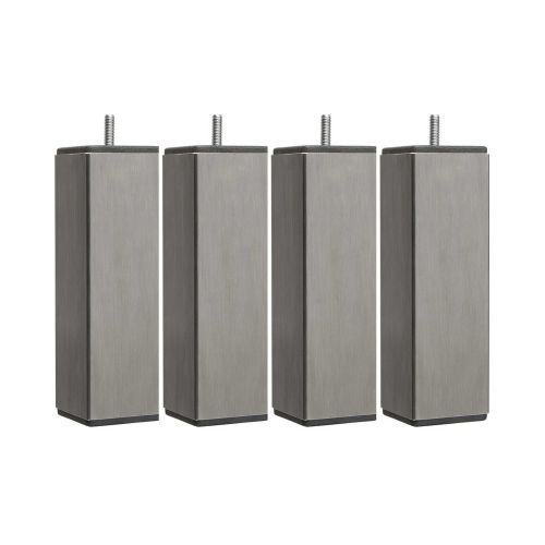 4 pieds carrés inox 20 cm
