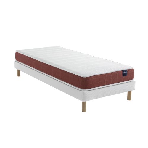 Ensemble matelas couchage latex, sommier Lune et pieds Crépuscule 400 - SOMEO