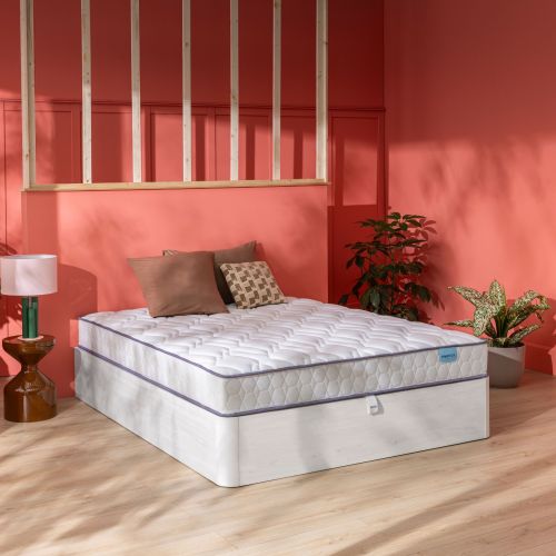 Ensemble matelas Morning Routine avec sommier coffre EasyBox