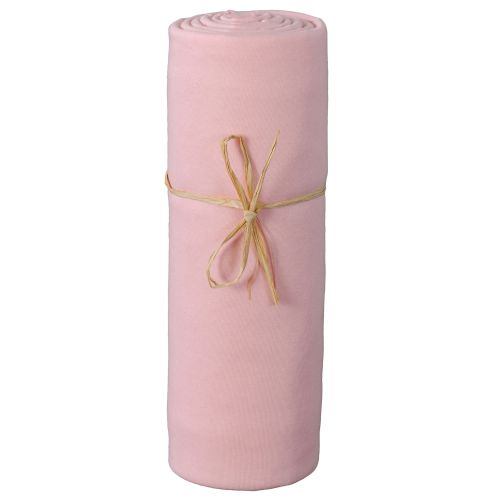 Drap housse jersey bio 70x140 cm - Rose Bonbon