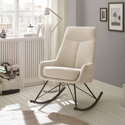 Fauteuil bouclette beige - FA16025