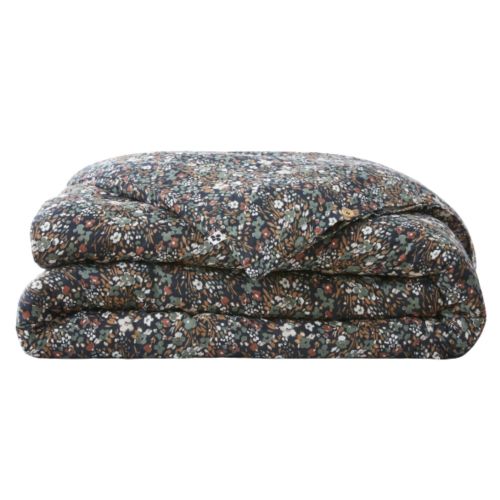 Housse de couette gaze de coton imprimé floral
