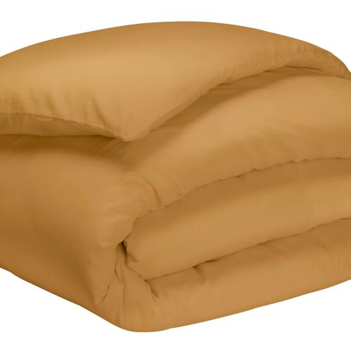 Housse de couette curry 100% coton biologique