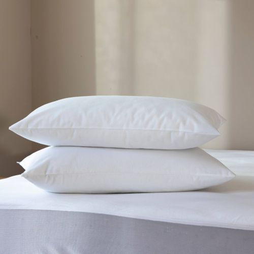 Lot de 2 protège oreillers molleton imperméable 100% coton bio - SOMEO