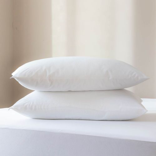 Lot de 2 protège oreillers bouclette imperméable 50x70