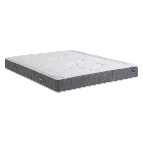 Vue d'angle du matelas Bultex Smart Repair montrant son épaisseur et son coutil