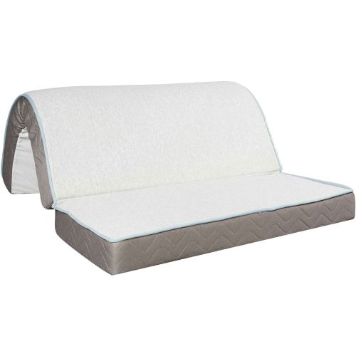 Matelas BZ 100% latex 7 zones (fond blanc)