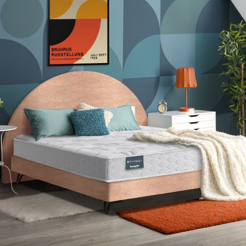 Ambiance Matelas Dunlopillo 100% latex ferme 7 zones 20cm DAHLIA 90x190