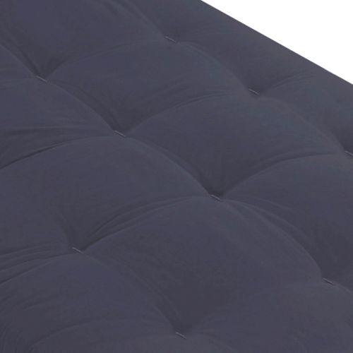 Matelas futon anthracite en coton 160x200 zoom