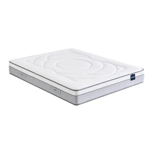 Matelas Bultex Move d'une hauteur de 26 cm combinant ressorts et mousse haute résilience.