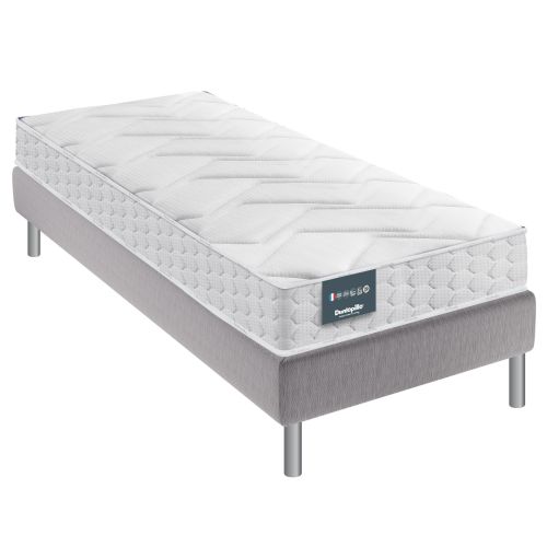 Ensemble Dunlopillo Aérial® 20 cm JONQUILLE, matelas, sommier, pieds 90x200