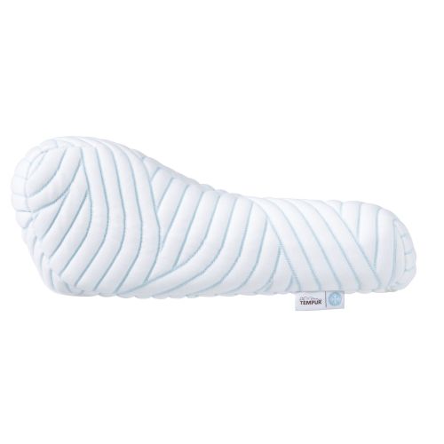 Vue de profil de l'oreiller ErgoPlus Tempur montrant sa forme ergonomique 