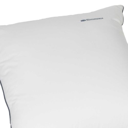 Lot de 2 oreillers Microgel Moelleux percale Simmons 60x60 cm