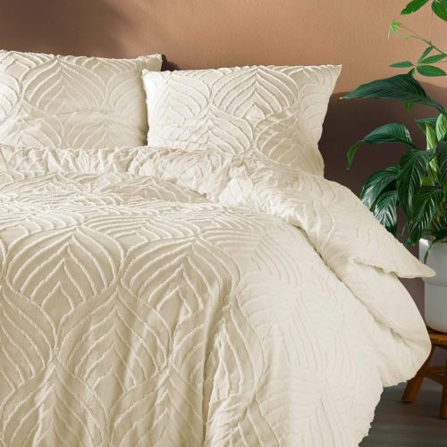 Parure de lit Heltie Ivoire 240x220