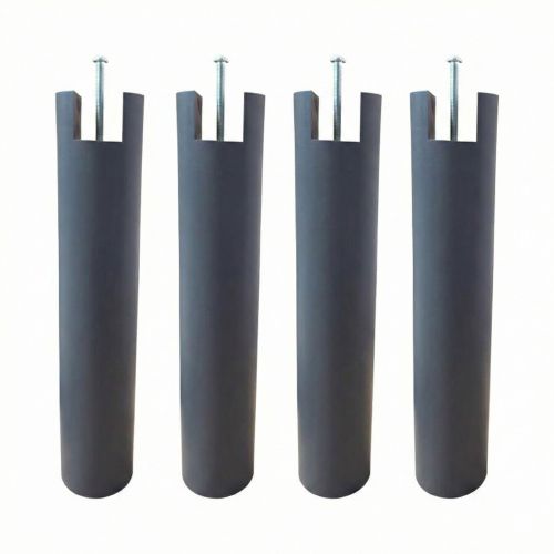 Pieds cylindriques pour cadre à lattes couleur anthracite