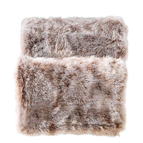 Plaid imitation fourrure Antartic