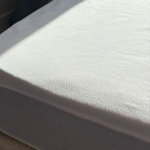 Protège matelas bouclette imperméable - bonnet 27 cm 160x200