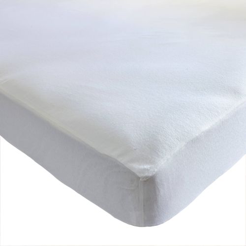 Protège matelas 100% coton bio molleton imperméable bonnet 27 cm à 30 cm - SOMEO 120x190