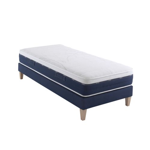 Ensemble matelas ressorts et mémoire de forme, sommier et pieds Rêve 600 - SOMEO