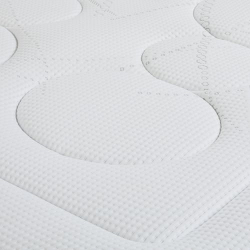 Ensemble matelas ressorts et mémoire de forme, sommier et pieds Rêve 600 - SOMEO 2x90x190