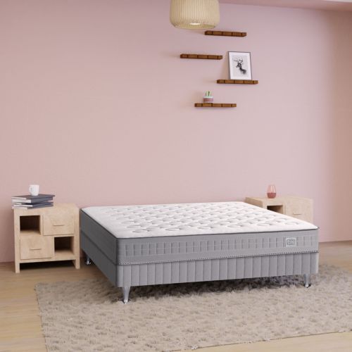 Matelas Simmons 504 ressorts ensachés SW1 140x190 (présenté en ensemble)