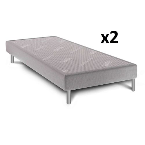 Sommier Dunlopillo Bellini 15 cm avec pieds