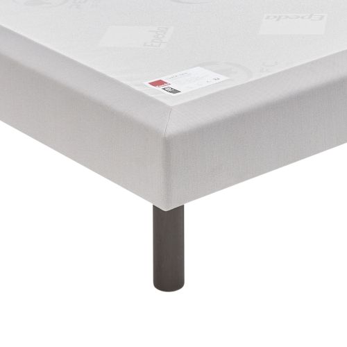 Sommier Epeda confort ferme gris souris 15 cm NATURE 90x200